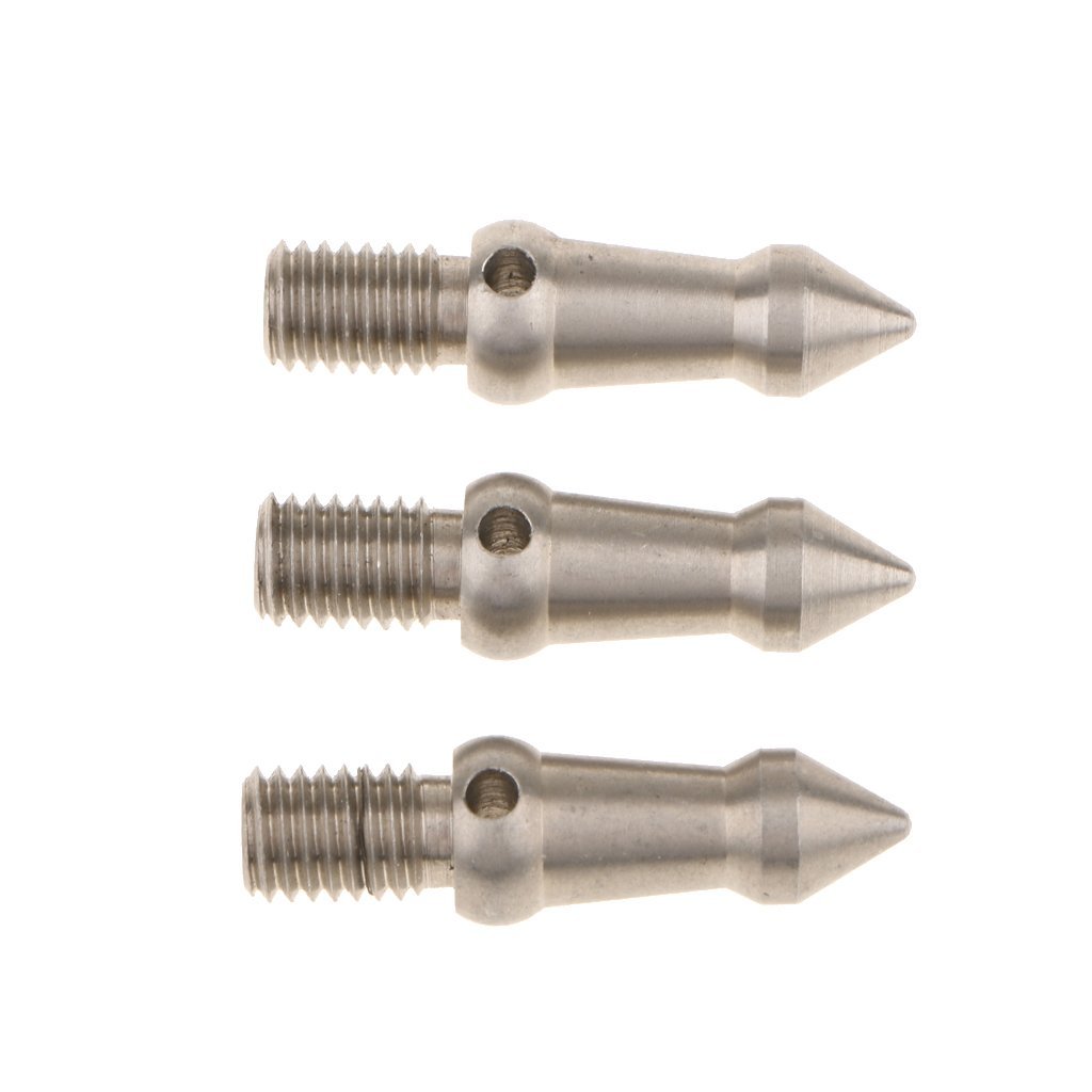3 Pz In Acciaio Inox 3/8 Di Pollice Treppiede Punte Per Terreno Piu Morbido Piu Sciolto Punte Per Gitzzomanfrottosir Yu