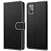 Produktbild WE LOVE CASE Hülle für Samsung Galaxy A71, Schutzhülle/Klapphülle Flip Leder Hülle Abnehmbare Tasche mit Standfunktion Handyhülle mit Kartenfächer Magnetverschlüsse für Samsung A71, Schwarz