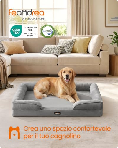 FEANDREA Cuccia Ortopedica per Cani in Flanella
