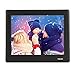 TENKER 7-inch HD Digital Photo Frame IPS LCD Screen with Auto-Rotate/Calendar/Clock Function, MP3/Photo/Video Player with Remote Control (Black)