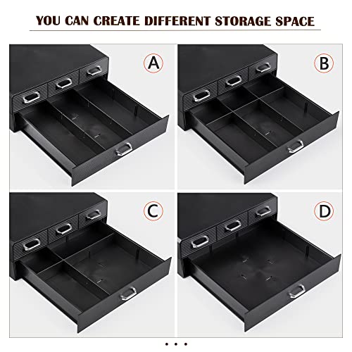 Szqinji Coffee Pod Organizer 72/96 Pods Coffee Capsule Holder 2-Tier Coffee Pod Storage 4-Drawer Compact, Compatible With Keurig K-Cup & Nespresso Capsule #TOP5