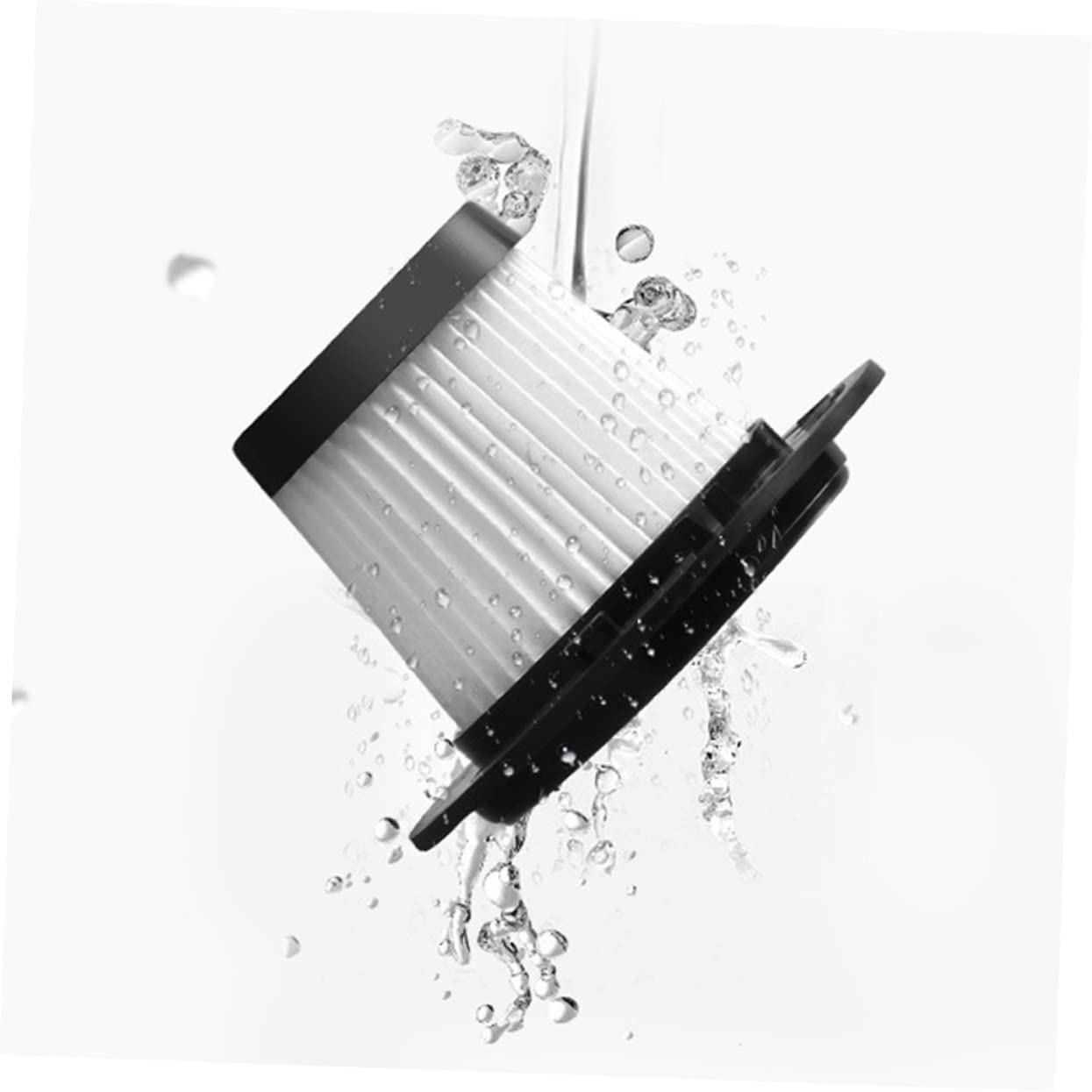 Cabilock Aspiradora de Mano para Coche Portátil Mini en Abs Plata | Uso en Seco y Húmedo, Cable de Carga USB Incluido, Formato Compacto para Migas y Pelo