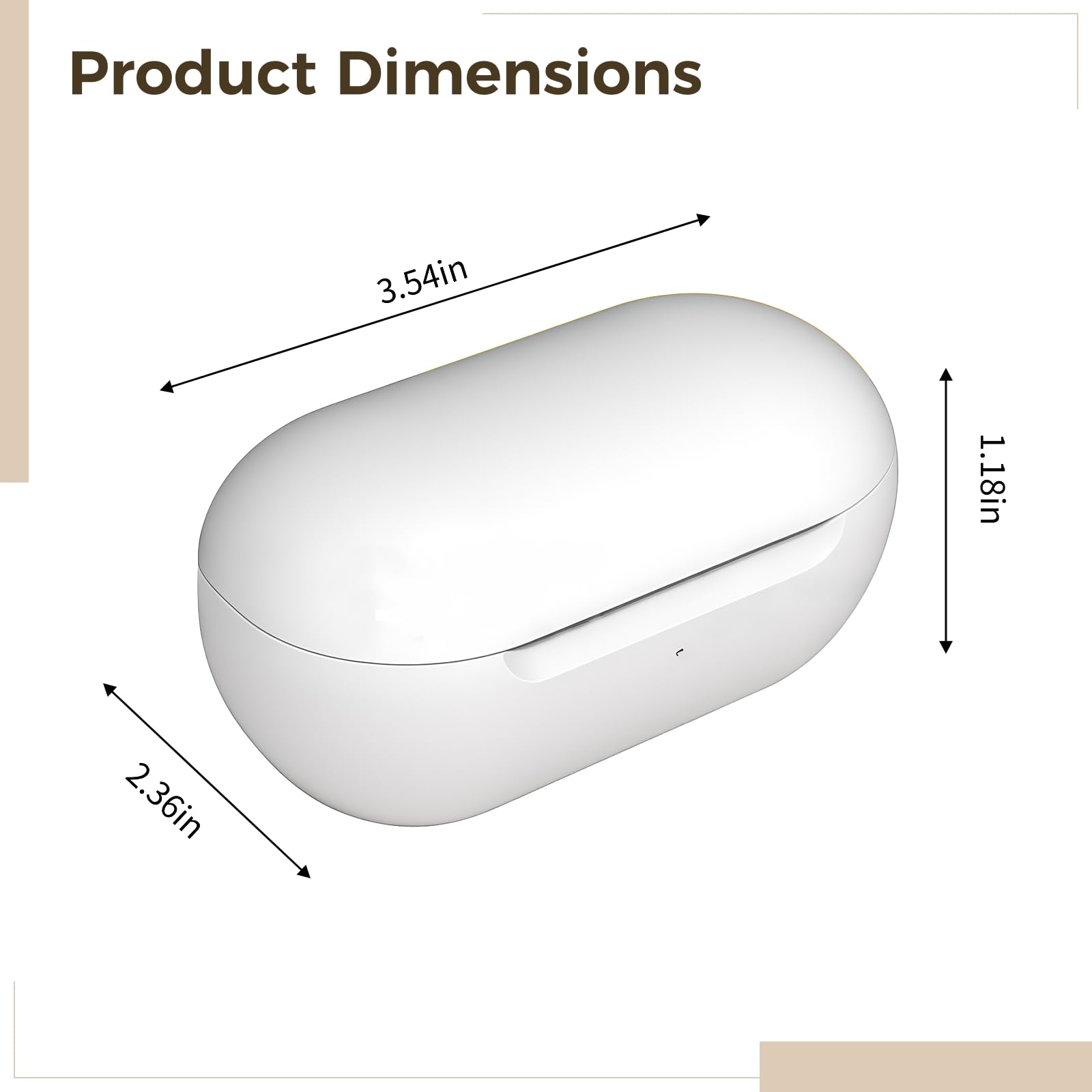 Custodia di ricarica per Samsung Galaxy Buds, scatola di ricarica wireless con cavo USB-C, compatibile con Galaxy Buds SM-R170/R175, batteria da 430 mAh, portatile, design leggero
