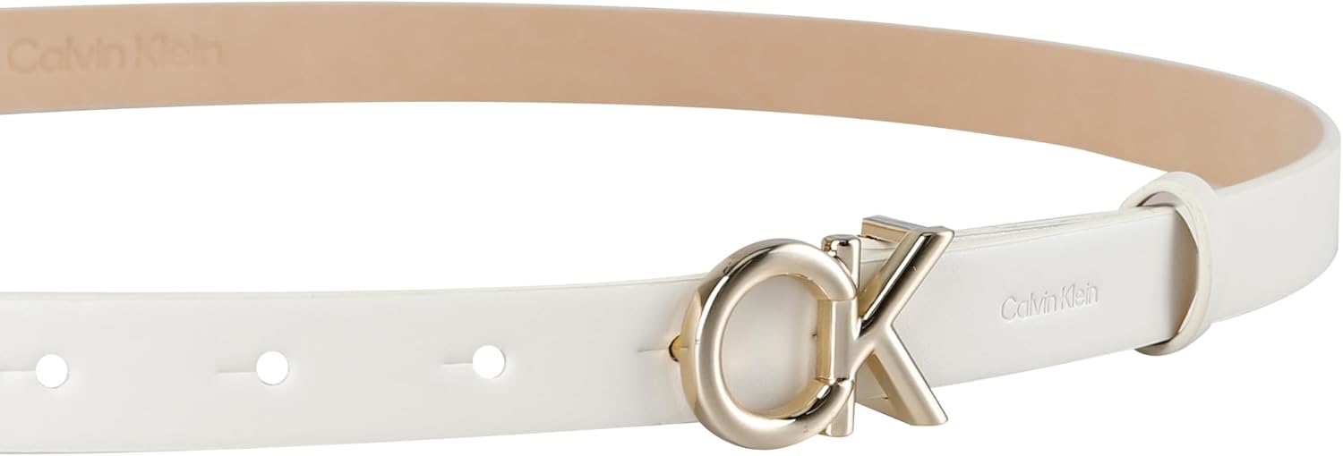 Calvin Klein womens Casual Slim Width Fashion Belt for Jeans, Trousers and Dresses - Image 3