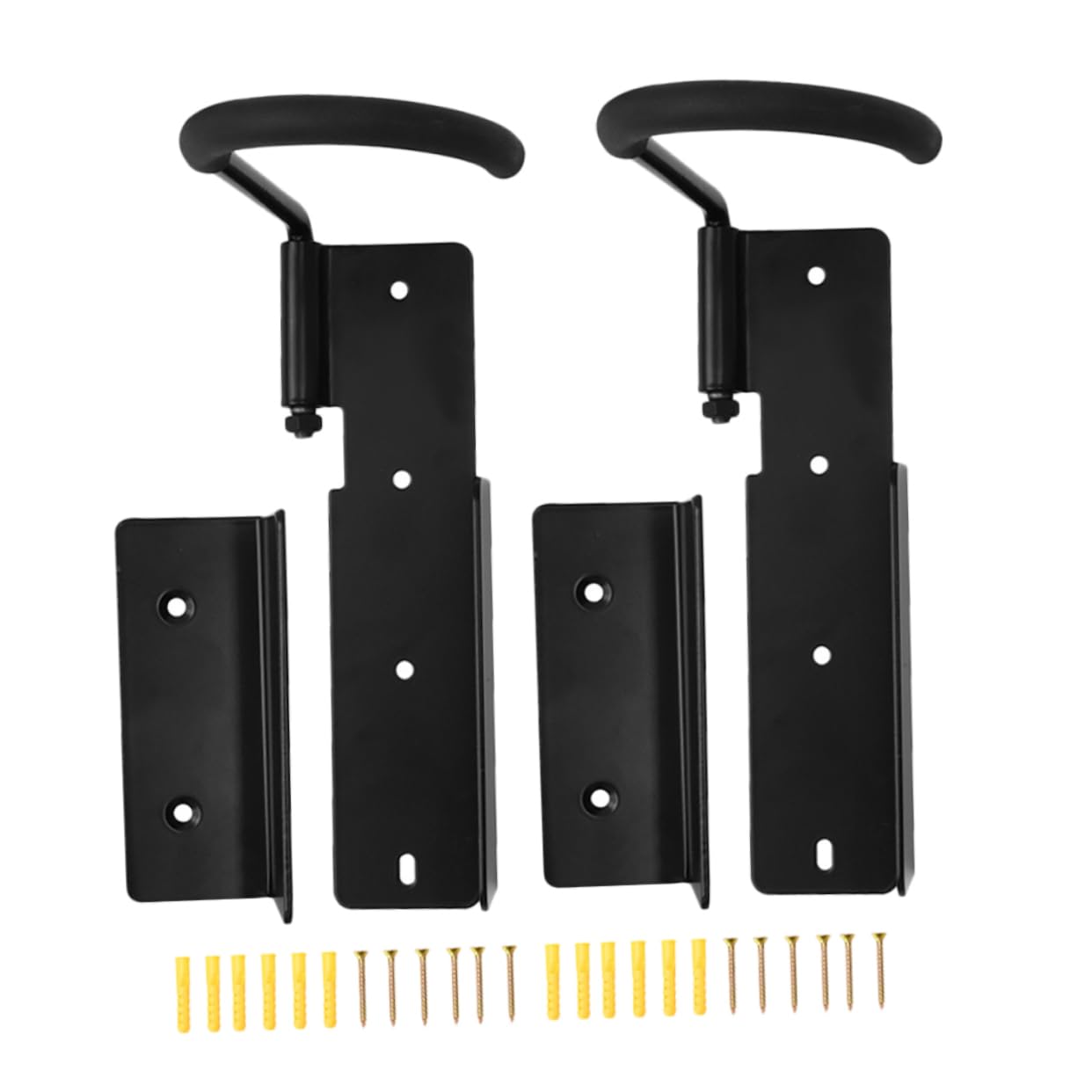 Tofficu 2sets Supporto Parete Per Biciclette Portabici Garage Gancio Per Appendere Bici Viti Protezione Del Telaio