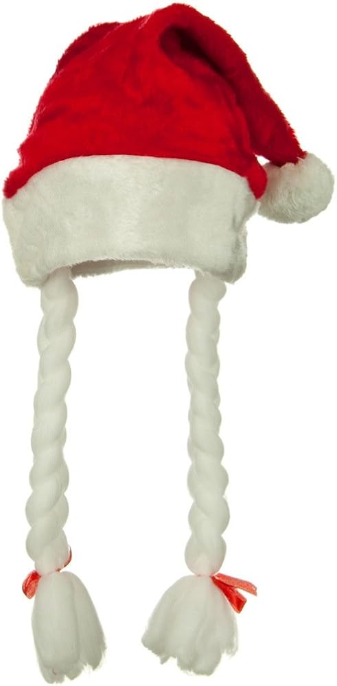 Miniatura 5 de X-mas Hat-Pigtails Christmas Pom Pom Beanie