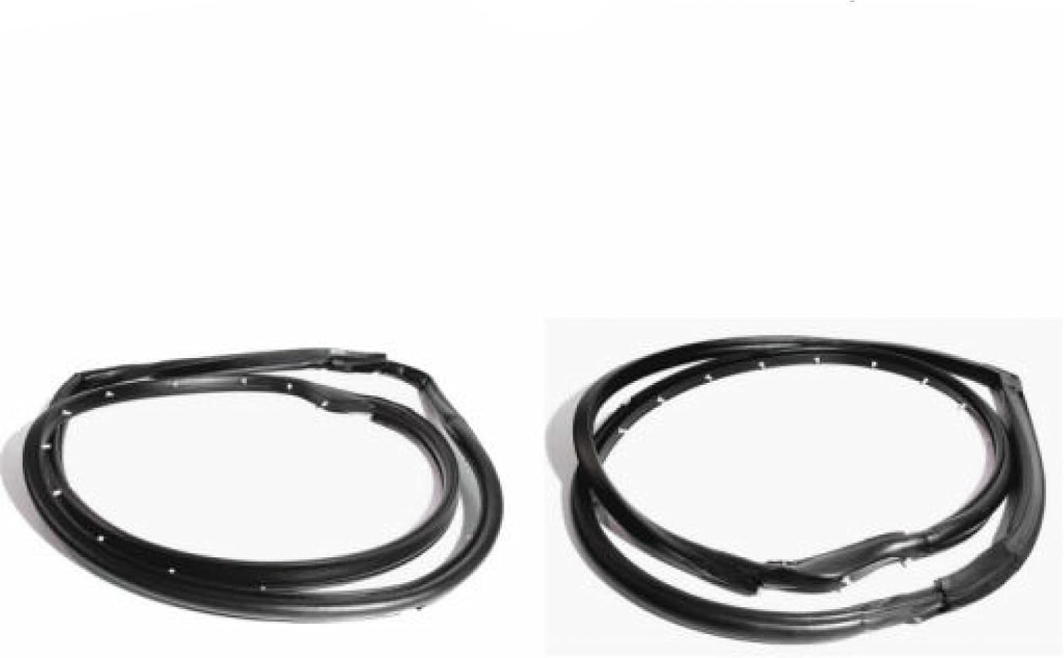 Full Door Weatherstrip Rubber Seal Set of 2 Pair for Jeep for TJ 1997-2006 for Wrangler 1997-2006 Front Left Right 5017463AF 5017462AF