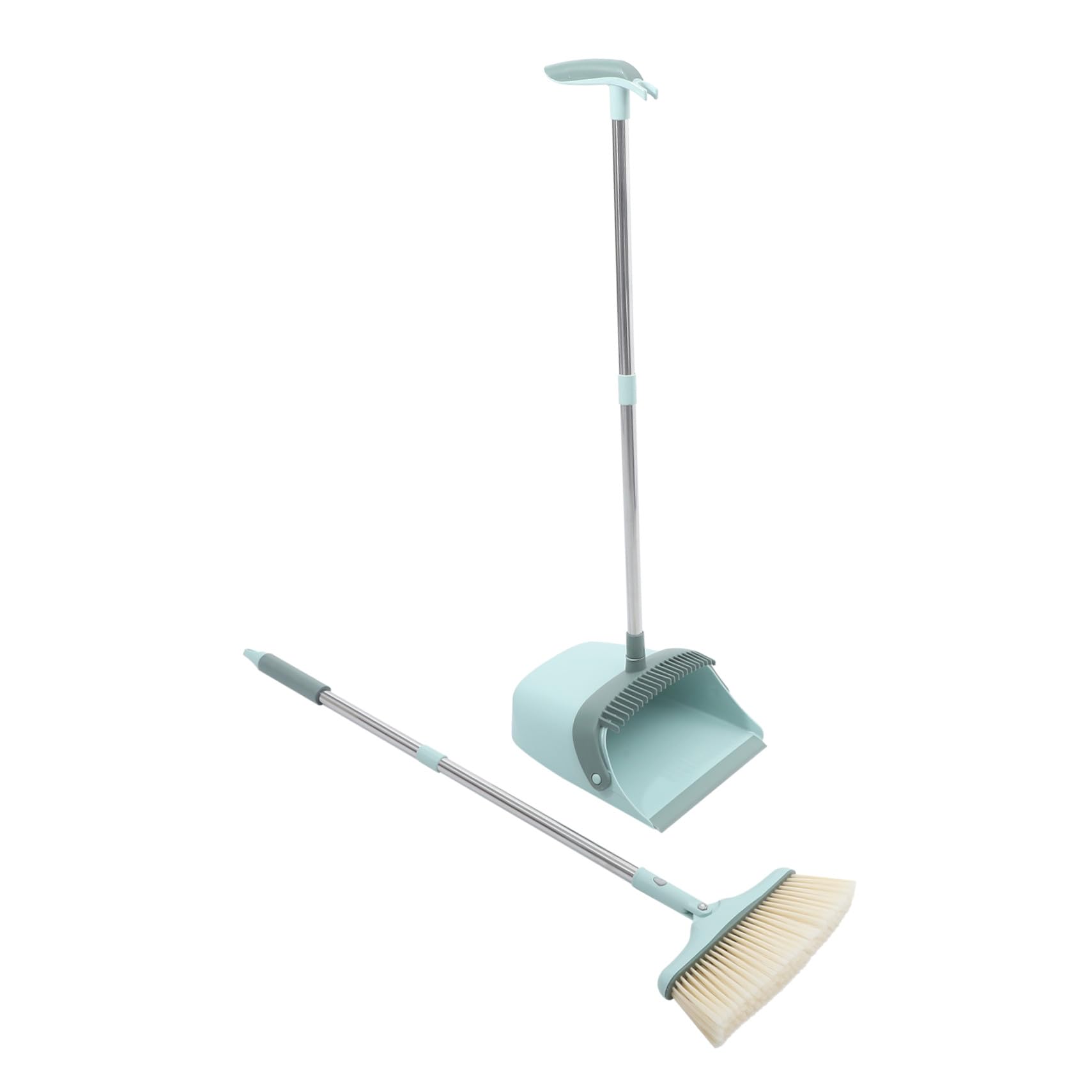 Conjunto Escoba y Recogedor con Mango Cepillo de Cerdas Suaves Resistente y Práctico para Limpieza Doméstica y Dormitorio Diseño Ergonómico y Duradero para Uso y Regalo de