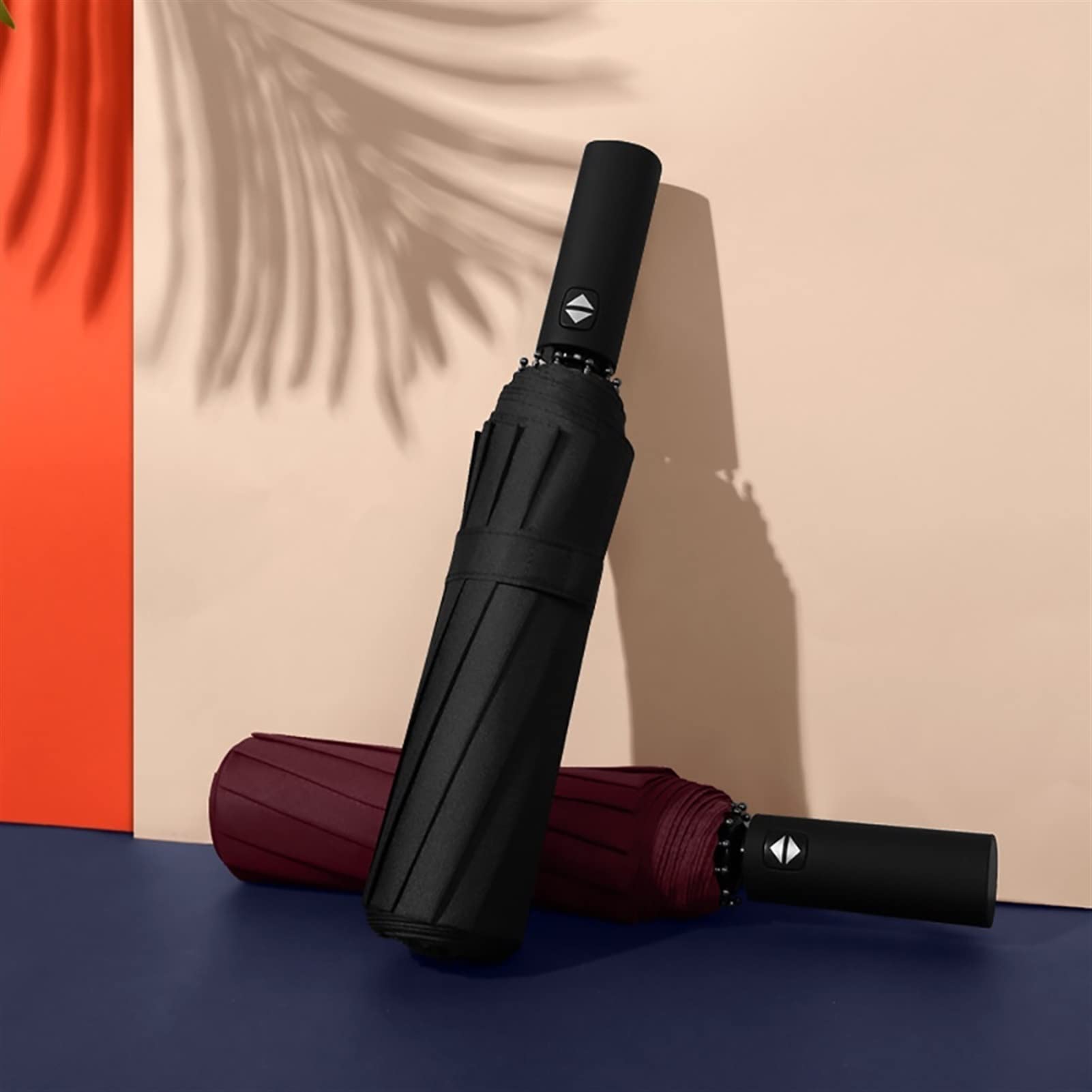 Ombrello Ombrello da viaggio antivento Ombrello di piegatura automatica antivento femmina maschio dodici ossa di lusso ombrello ombrello da sole ombrello Pieghevole e Portatile Piccolo - Compatto