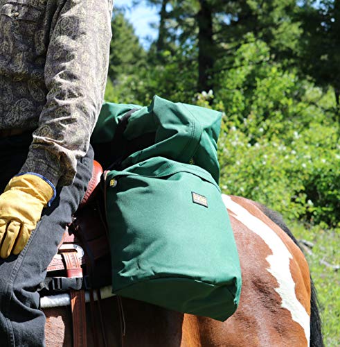 Trailmax Large Saddlebags For Trail Riding; Insulated Saddle Bags For Horses; Saddle Bags With Detachable Cantle Bag; Saddle Bag & Cantle Bag Set; Saddle Bags For Western & Endurance Saddles;Black #TOP1