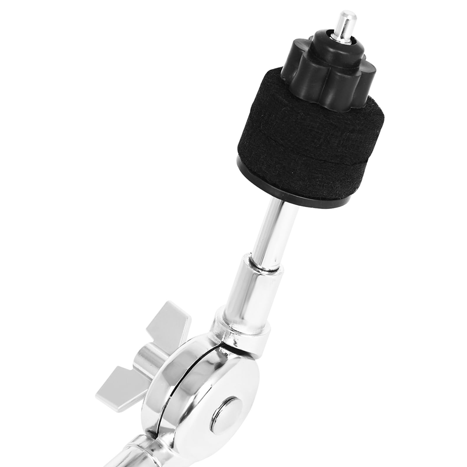 Abrazadera de extensión para montaje en rack de tambor, soporte de brazo ajustable con almohadilla de fieltro extraíble, accesorios de soporte