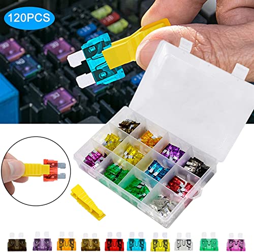 Assortiment mini-fusibles de 2A à 35A avec kit de réglage et boîte plastique - 2