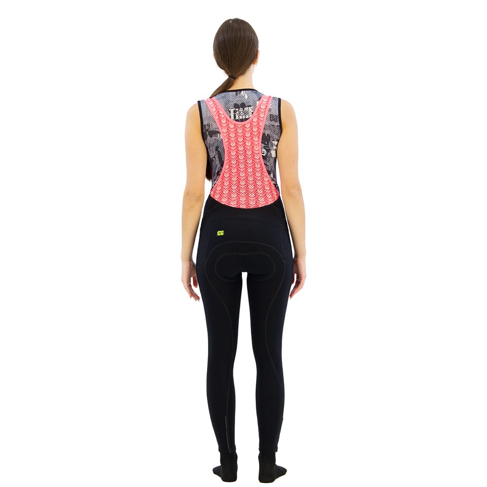 Alé Cycling Solid Essential 2021 - Salopette da donna, colore: Nero