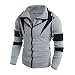 Men's Sweater,Neartime Winter Hoodie Man Hooded Sweatshirt Jacket Coat (L, Gray)