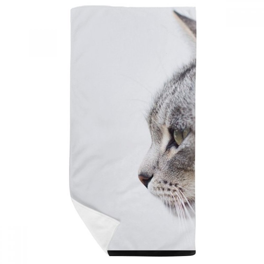 Serviette de bain chat pour la toilette des enfants après le sport