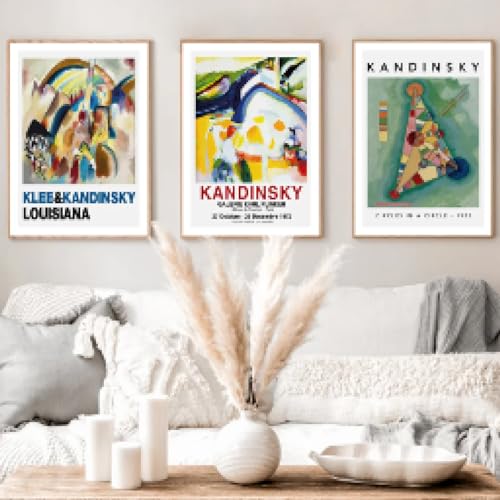 Peinture Murale Kandinsky Aquarelle pour Rénover la Décoration d'un Salon