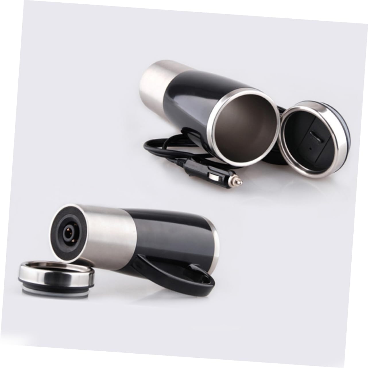 Electric Kettle for Car Portable Water Heater Kettle Capacity Quick Boil Play Insulation for Road Trips and Travel