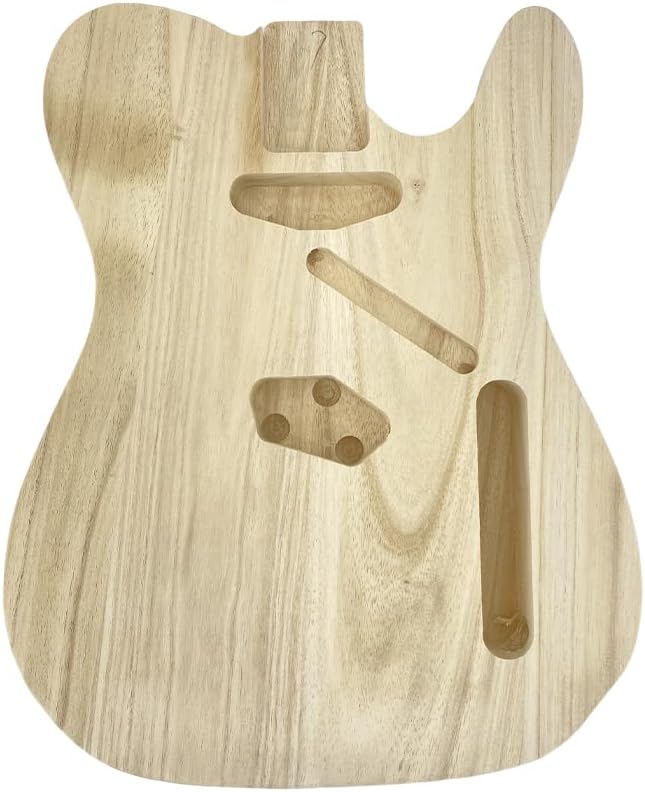 New Guitar Body Paulownia Wood DIY Electric Guitar Project HH pickups