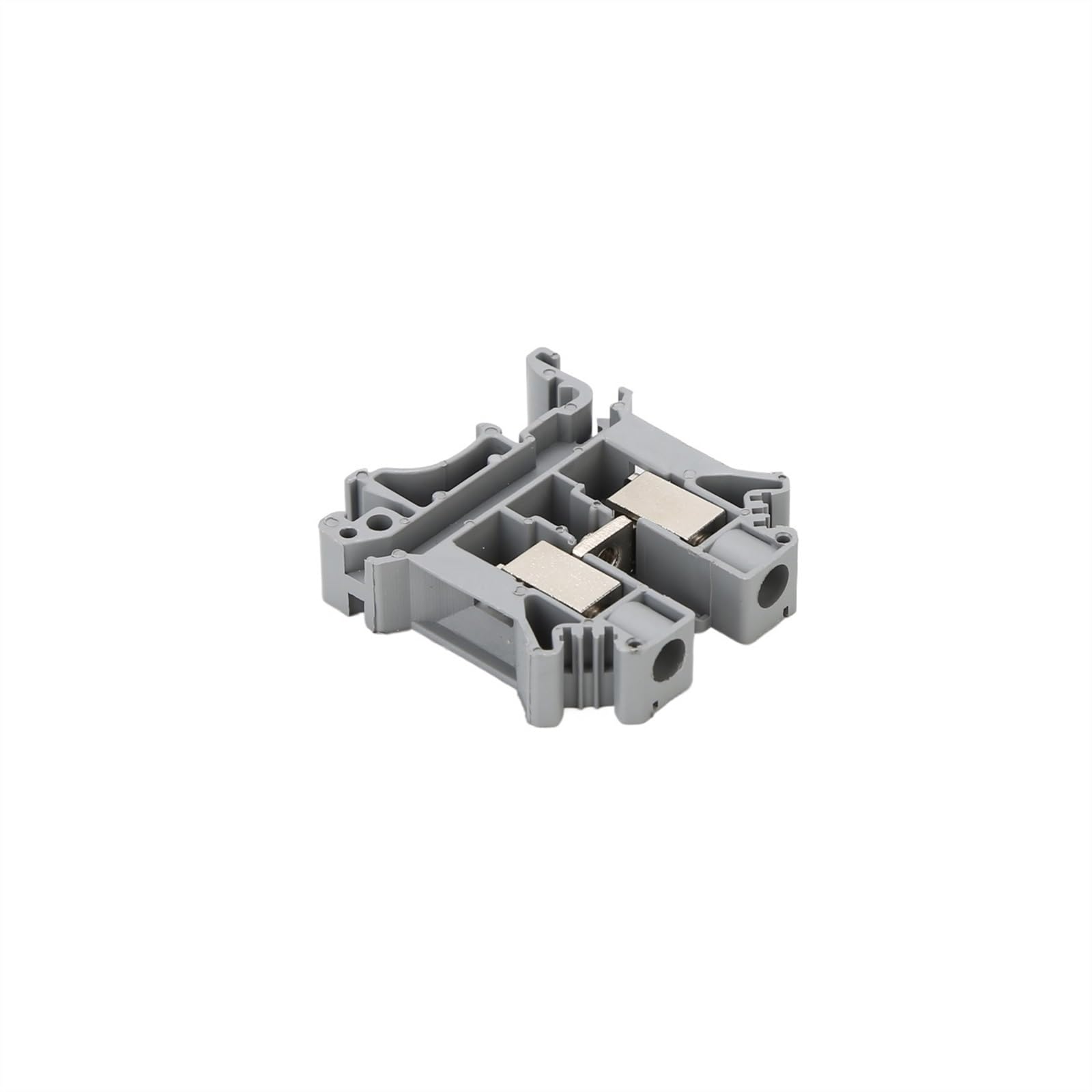 50 pièces UK10N vis traversée 10MM fil connecteur électrique DIN Rail bornier UK 10N(Green)