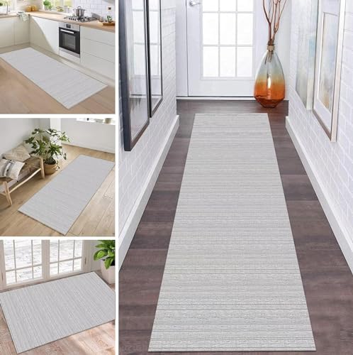 Tapis de couloir long Tepiche 120 x 500 cm au fini soigné pour entrées et intérieurs chics