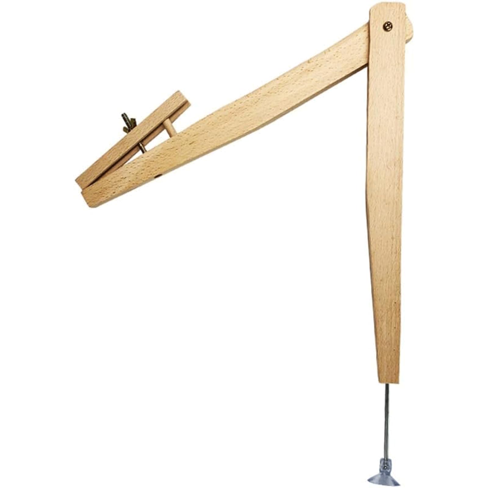 Compasso Professionale per La Lavorazione del Legno, Compasso da Disegno in Legno Massello, Compasso Ad Arco da 59'' di Diametro per Disegno Geometrico