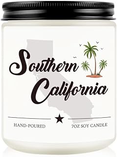 Southern California Gifts, Southern California Souvenirs Gift, Travel Gift Graduation Gifts for Women, Men, South California Scented Candle