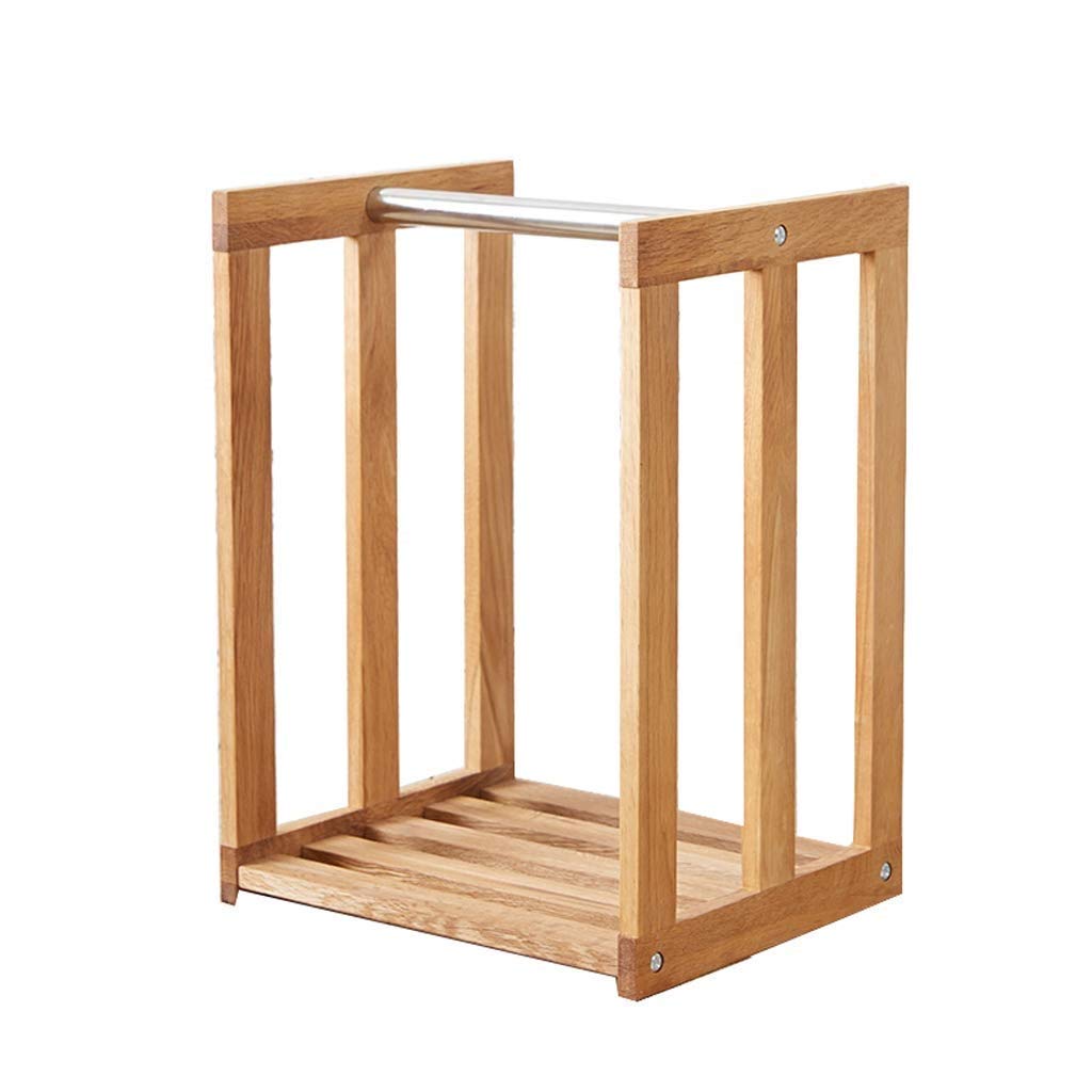 Shelf A4 Display Stand Simple Solid Wood Newspaper Racks Sofa Side Newspaper Rack Furniture Storage Portable Bookshelf 350×300×480MM Leaflet Display Stand