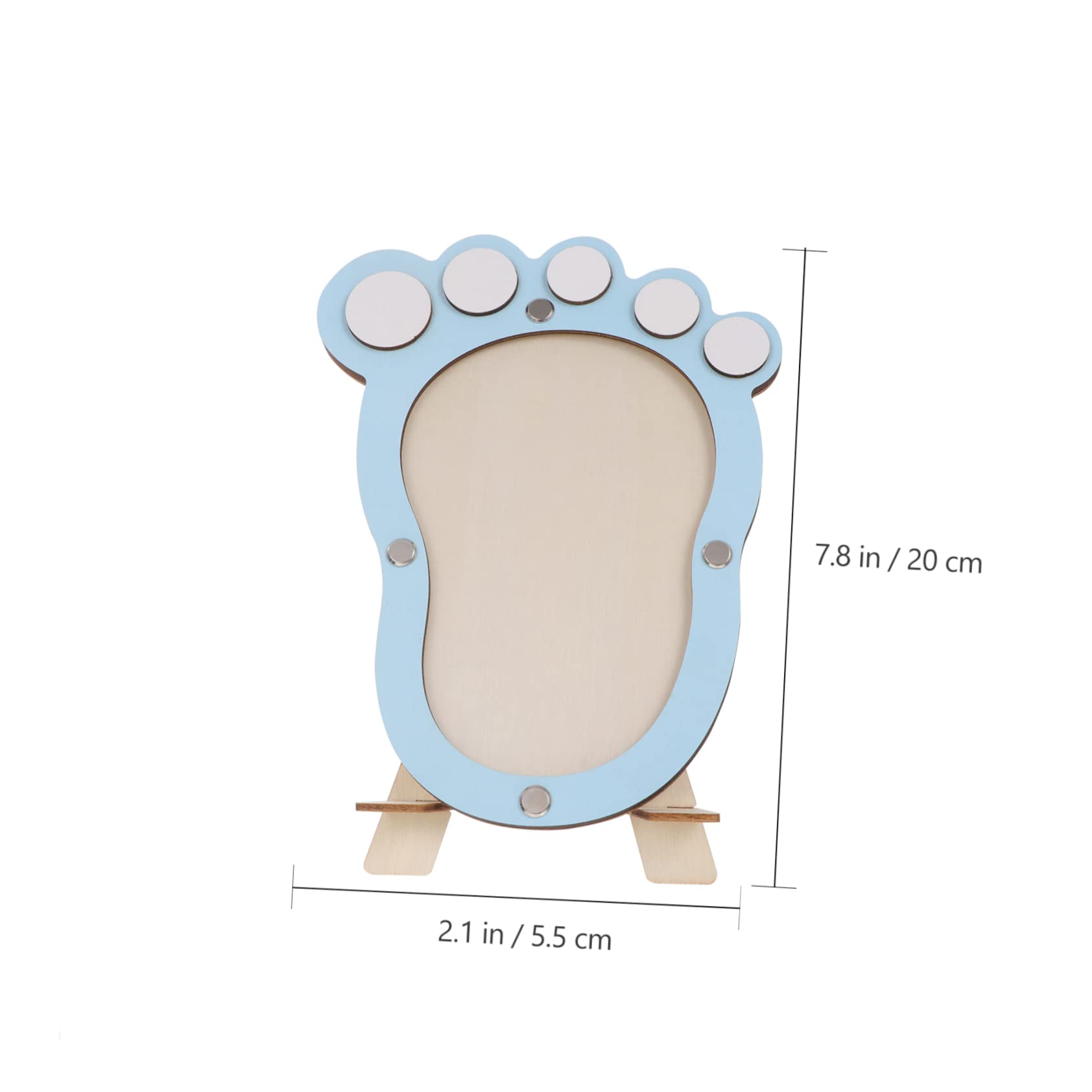 Yardwe 1Pc Record Photo Frame for Celebrate Milestones with Durable Keepsake Design Photo Frame for First Year Memories Shallow