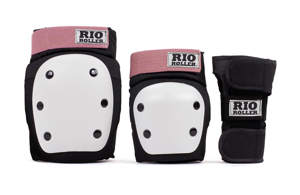 Rio Roller Triple Pad Set Kit de Protection, Unisexe Adulte