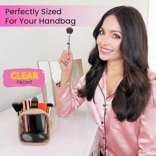 Dancour Borsa Per Il Trucco Trasparente Mini Borsa Per Il Trucco Per Borsa Mini Borsa Borsa Trasparente Piccola Borsa Cosmetica Per Borsa Cosmetica Trasparente Borsa Cosmetica Custodia Da Viaggio Mini - 2