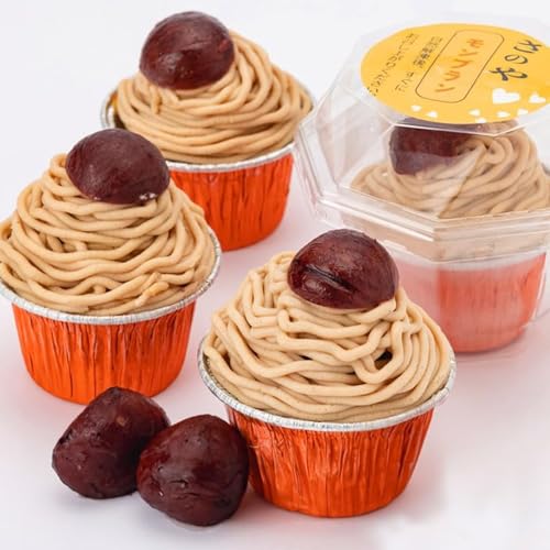 芋匠さのや 高級渋皮栗1.5個と芋匠さのや自慢のスイートポテトが入ったモンブラン!400g(4個×100g)