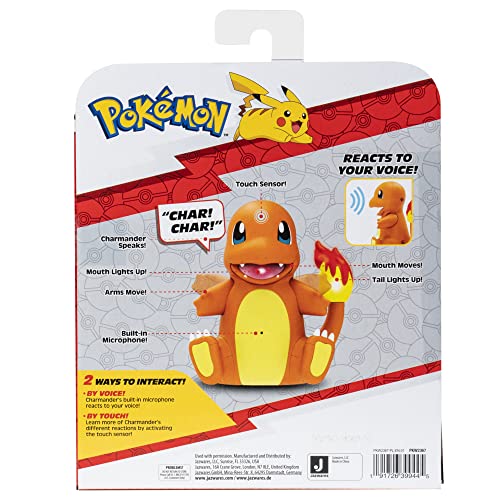 Pokemon PKW2367 Pokémon Electronic & Interactive My Partner Charmander- Reacts To Touch & Sound thumb #6