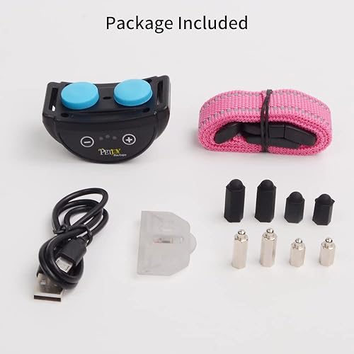 Miniatura 8 de PetJoy Collar antiladridos para perros collar de choque automático collar antiladridos con pitido y choque collar de corteza ajustable para todas