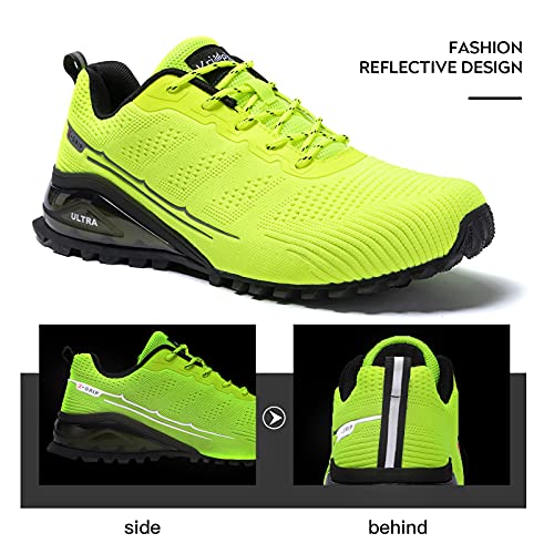 Kricely Trail Running Shoes Men for Hiking Trekking Breathable Cross Training Tennis Fashion Sneakers Lightweight Workout Footwear Outdoor Gym Jogging 6