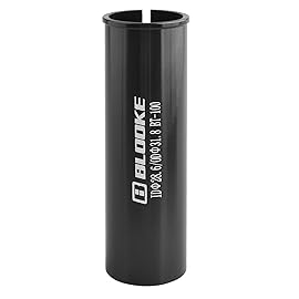 TRIWONDER Bike Seatpost Adapter Shim 25.4mm 27.2mm 28.6mm 30.4mm 30.9mm 31.6mm 33.9mm 34.9mm Aluminum Alloy Bicycle Seat Post Tube Adapter for Mountain Bike, Road Bike (28.6mm to 31.8mm)