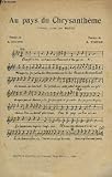 b poupon  AU PAYS DU CHRYSANTHEME - CHANT.