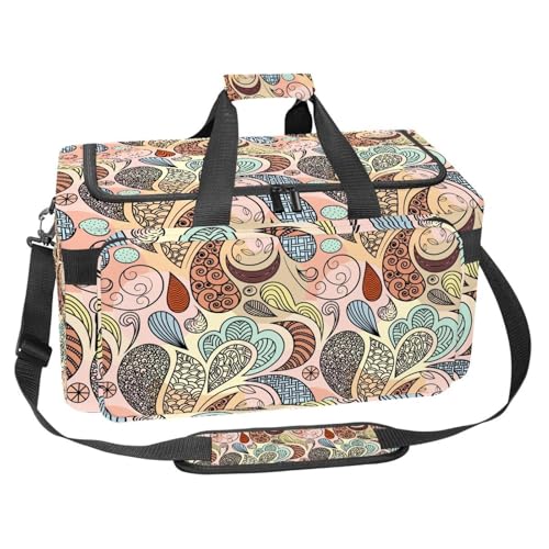 Sac de voyage floral 30L pour entraînement et week-end
