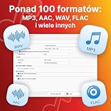 Nero CD Ripper Software | Konwertuj płyty audio CD na MP3, FLAC, AAC, WAV | Digitalizacja muzyki z rozpoznawaniem Gracenote | Technologia Burning ROM | Licencja dożywotnia | 1 PC | Windows 11/10/8/7