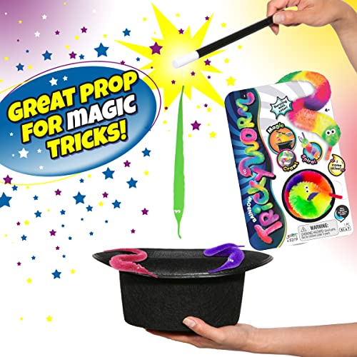 Ja-Ru Fuzzy Worms On Strings On A String Magic Worms Fidget Toy (1 Assorted Individually Packed) Wiggly Worm On String Twisty Fuzzy Worm Toys For Kids Party Favors Add Anxiety Relief 5219-1A #TOP1