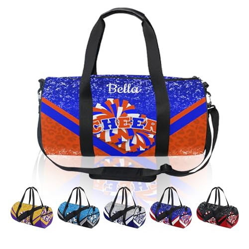 Personalized Cheerleading Bag for Girls, Custom Cheer Sport Duffel Bags with Name, Gym Bag for Cheerleaders Gift