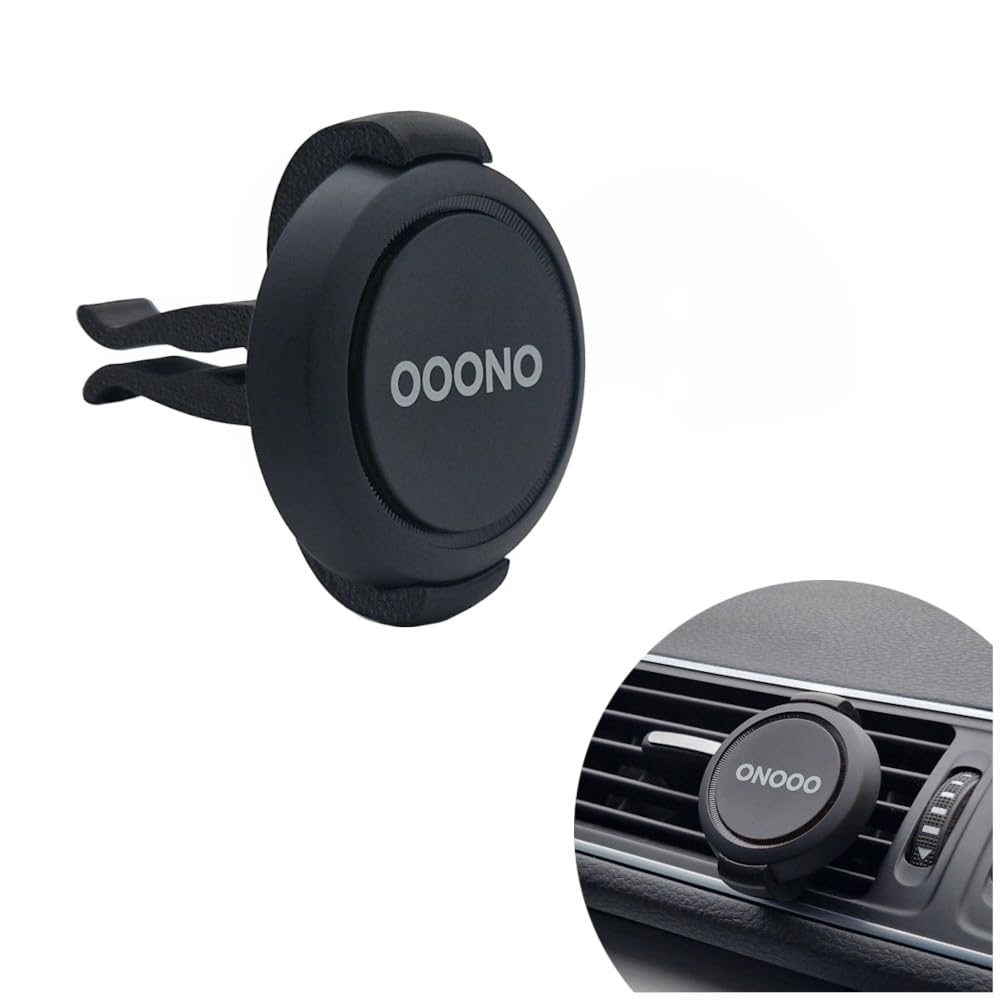 Kstar Halterung für OOONO NO1 CO-Driver, zur Befestigung am Lüftungsgitter, extra Stabiler Halter aus UV- und hitzebeständigem Material, robust und langlebig. Made in Germany