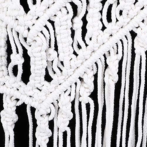 Tapiz tejido de cuerda de algodón para decoración de pared en dormitorio 3