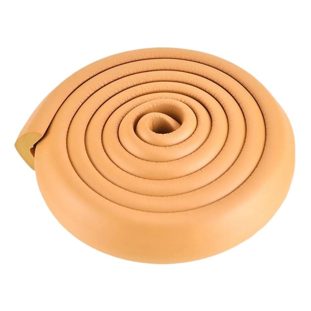 1pc 2M Children Desk Soft Foam Sponge Safety Edge Protection Table Guard Strip Anticollision Corner Protector(Wood)
