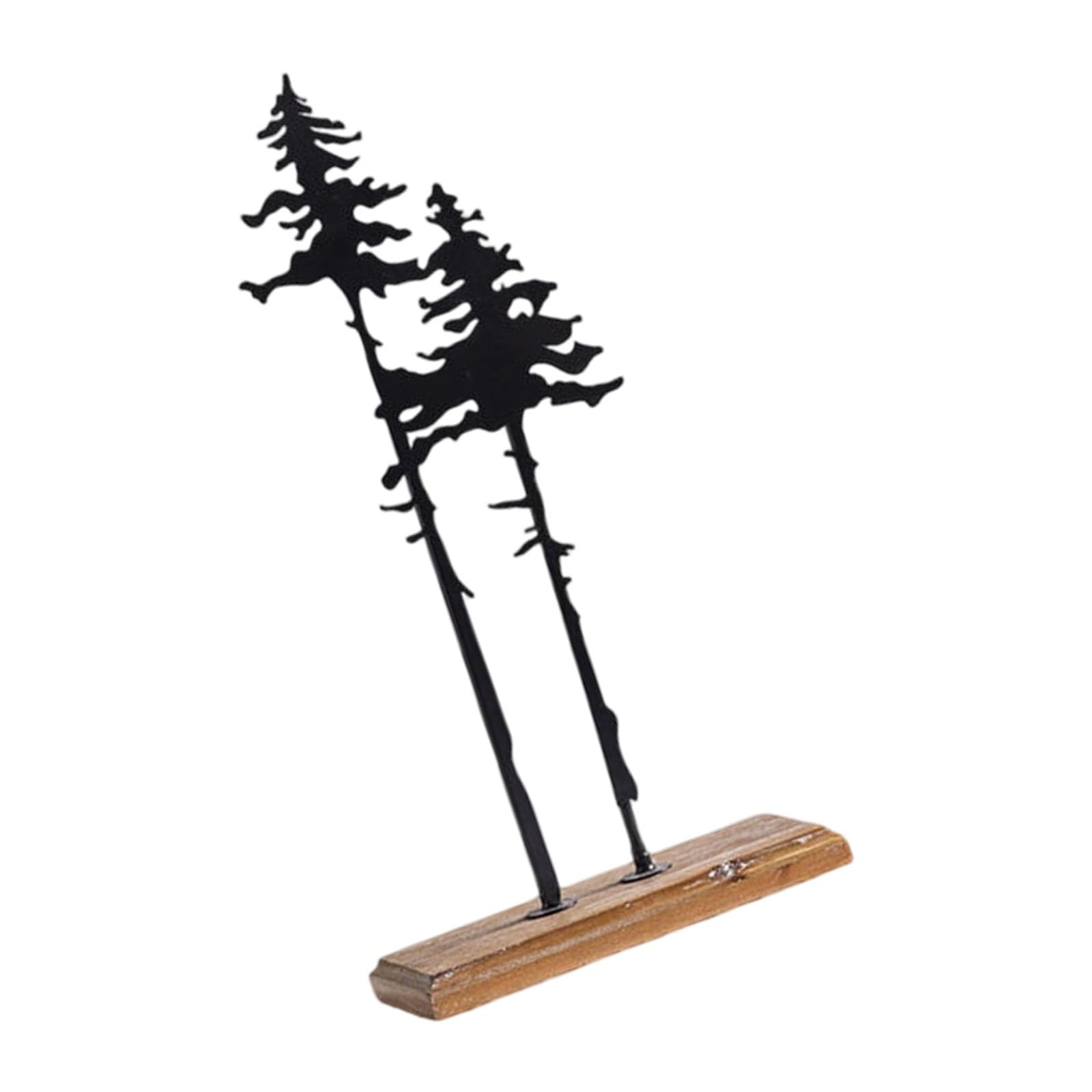 Arbre en fer vintage pour embellir un meuble vide : sculpture déco salon et bureau