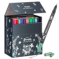 Ohuhu Marqueurs Pinceaux Aquarelle, 36 Couleurs à Double Pointe