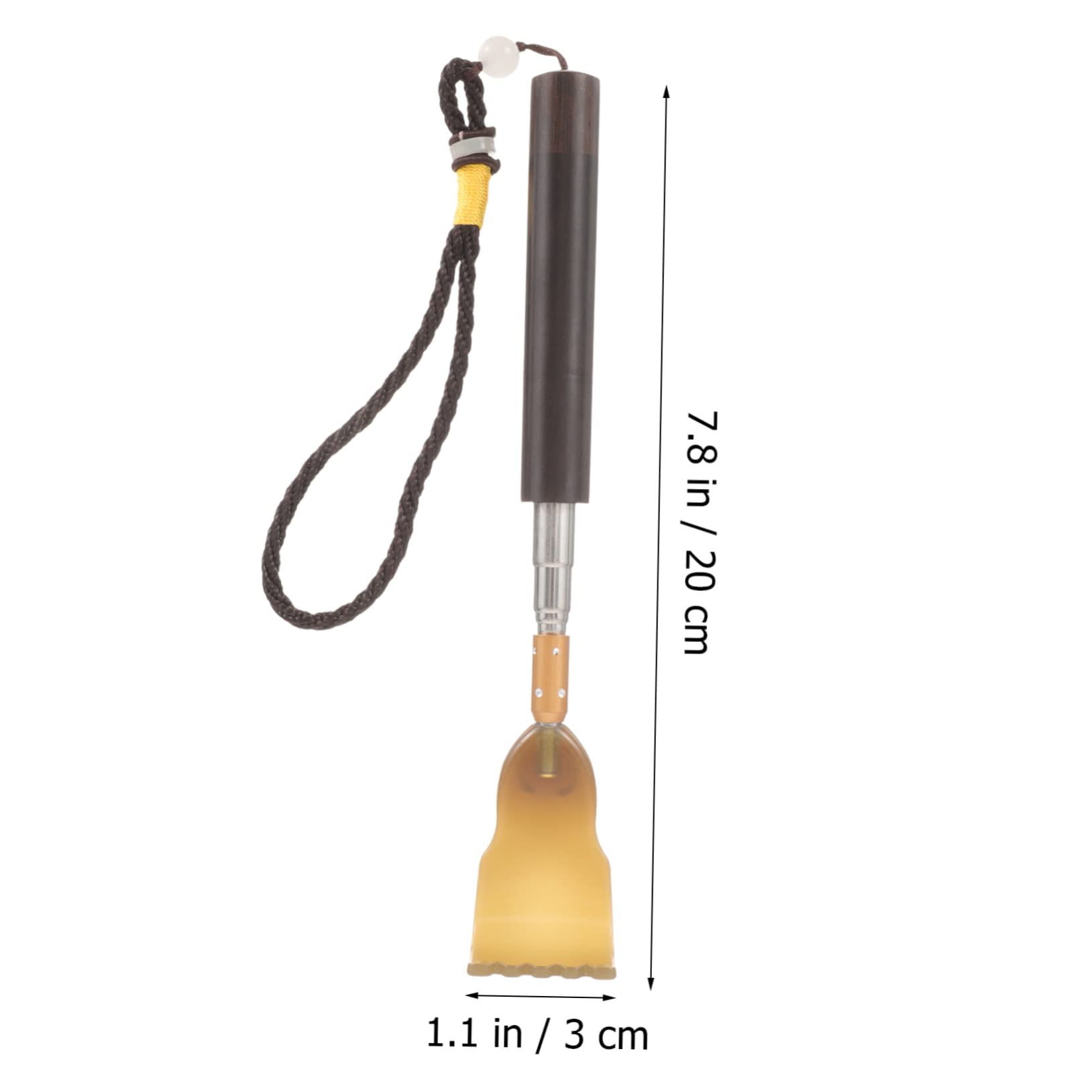 VALICLUD 4 Piezas herramienta de masaje espalda raspador rascador de espalda rascadores de espalda para adultos extensibles rascador telescópico automasajeador sándalo