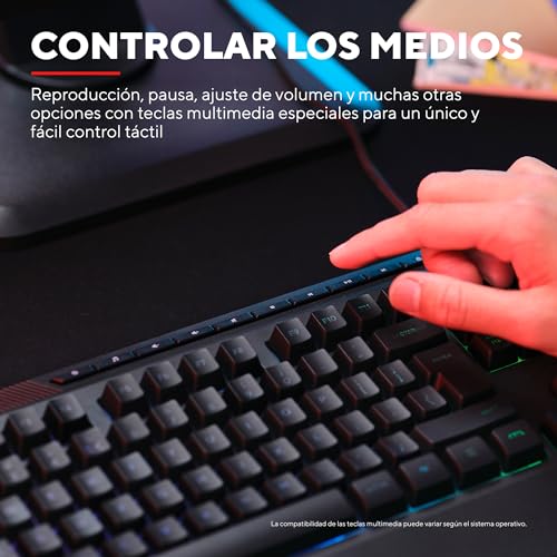Clavier Gaming GXT 836 Evocx Trust membrane éclairage RVB noir