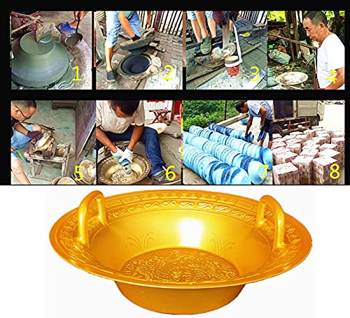 Handgemaakte klankschaal Waterbronschaal Magische schaal Resonantieschaal Fysiek experiment Demonstratie van het… - Image 4