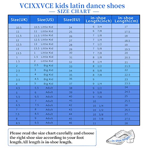 Vcixxvce Boys Professional Latin Dance Shoes Lace-Up Mens Ballroom Shoes Split Suede Sole Tango Waltz Salsa Modern Dance Performance Shoes,6 Us #TOP6