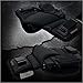 Tactical Pancake Gun Holster Houston - ECO Leather Concealed Carry Soft Material - Suede Interior for Protection - IWB with Mag Pouch - Fits: Glock 42 43, Kahr 9mm .40 .45, Bersa .380, Ruger LC9
